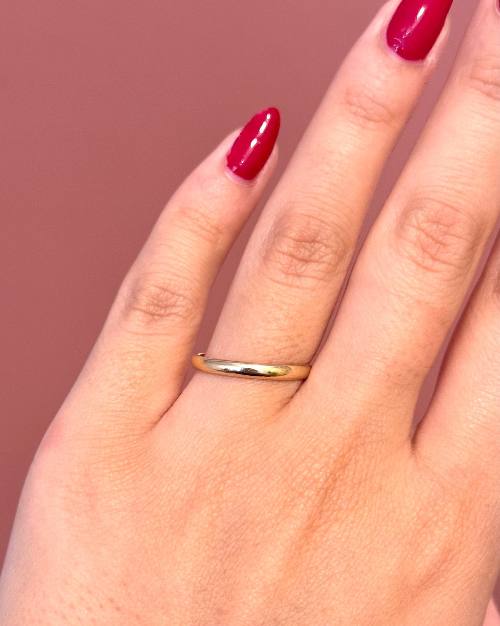 Alliance Or Jaune 18 carats "Romain" - Elliade Paris