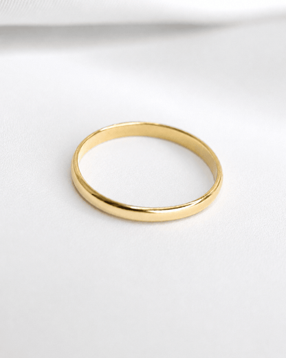 Alliance Or Jaune 18 carats "Romain" - Elliade Paris