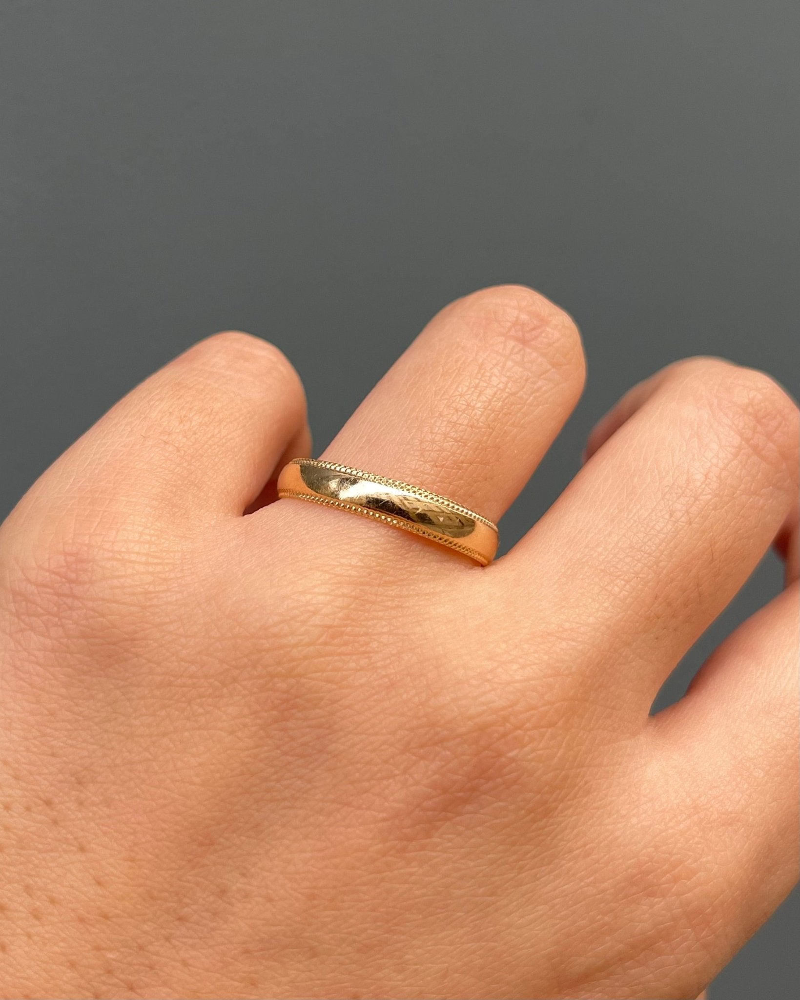Alliance Or Jaune 18 carats "Solène" - Elliade Paris