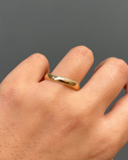 Alliance Or Jaune 18 carats &quot;Solène&quot; - Elliade Paris