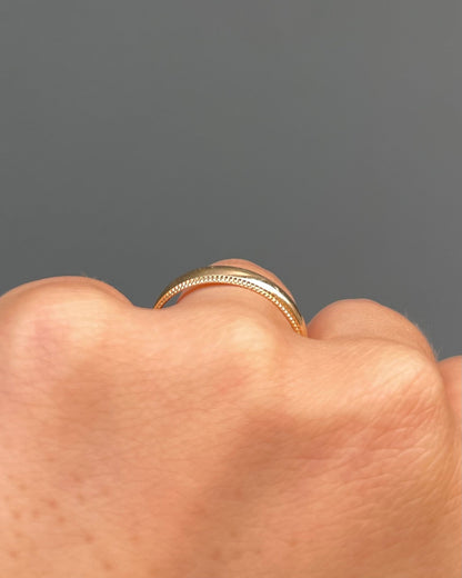 Alliance Or Jaune 18 carats &quot;Solène&quot; - Elliade Paris