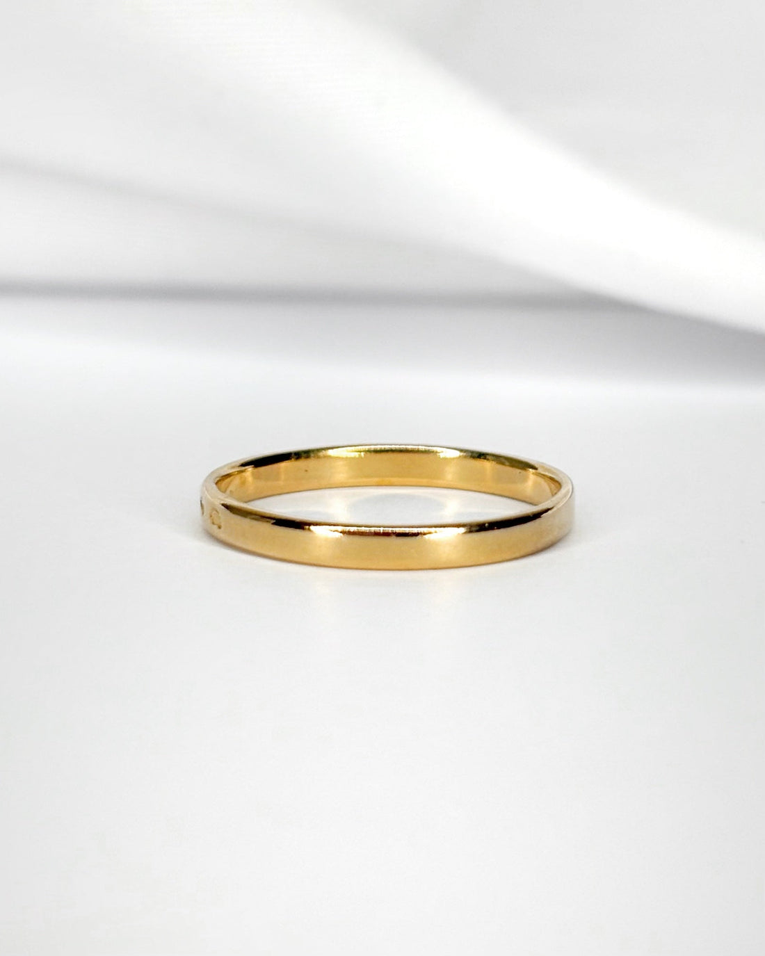 Alliance Or Jaune "Alice" - Elliade Paris