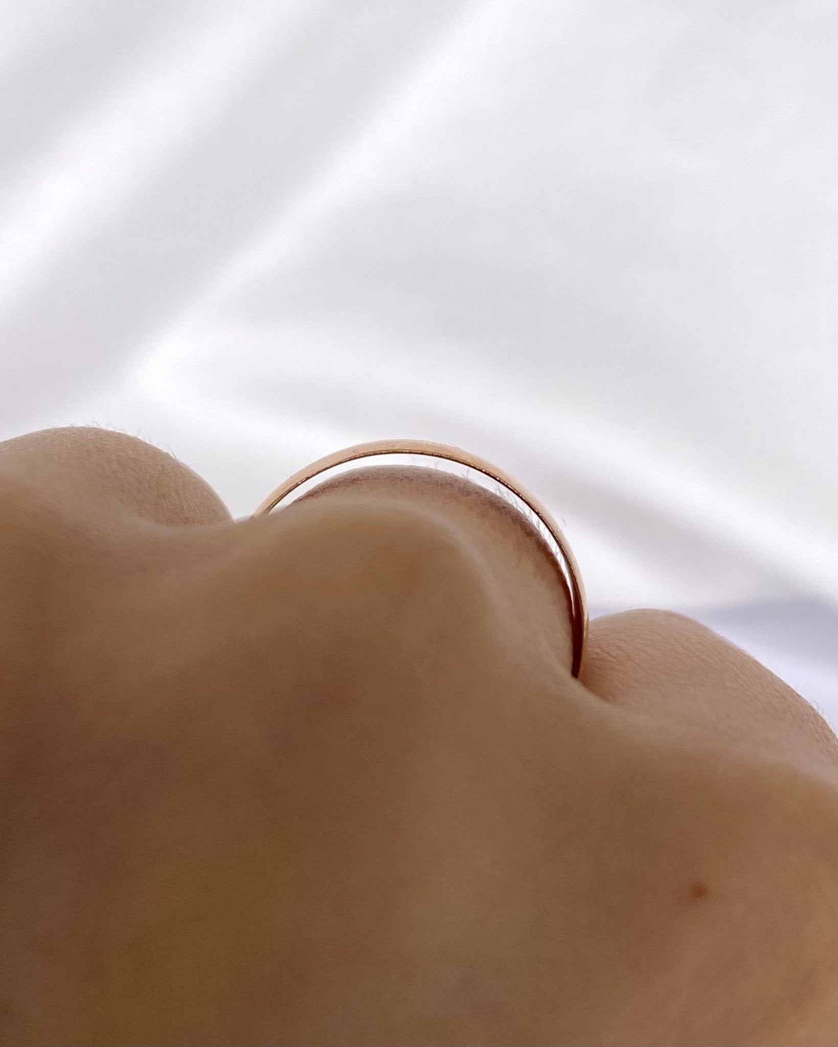 Alliance Or Jaune Cuivré 18 carats "Corinne" - Elliade Paris