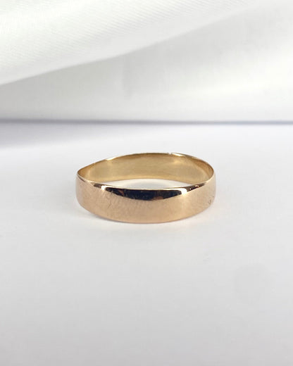 Alliance Or Jaune Cuivré "Edgar" - Elliade Paris