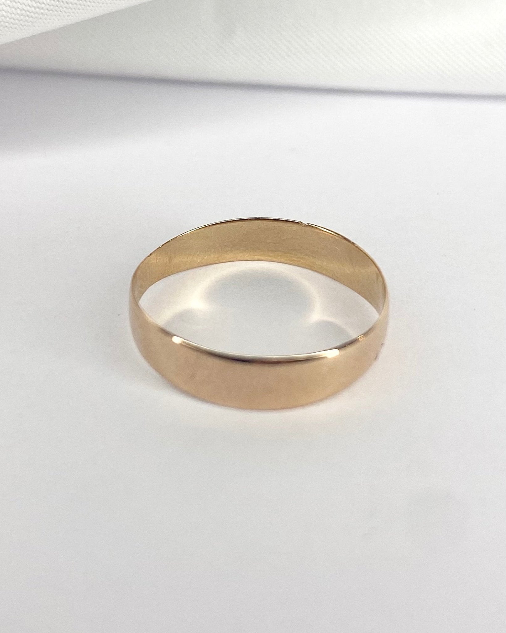 Alliance Or Jaune Cuivré "Edgar" - Elliade Paris