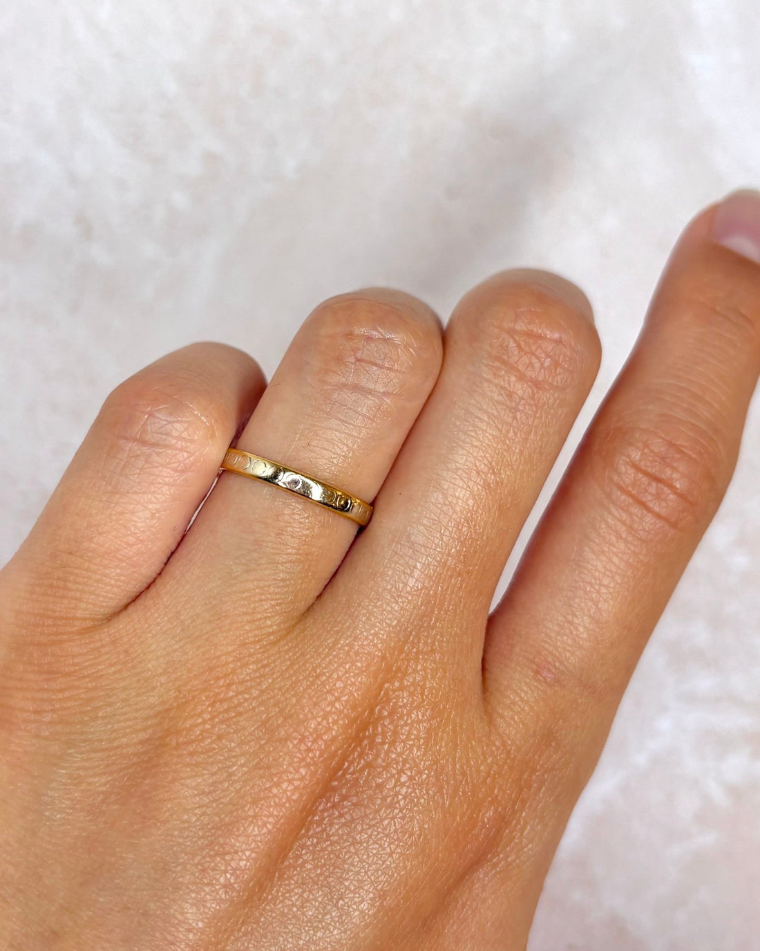 Alliance Or Jaune &amp; Gris 18 carats 2.4 mm "Liv" - Elliade Paris