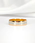Alliance Or Jaune & Gris 18 carats 5mm "William" - Elliade Paris