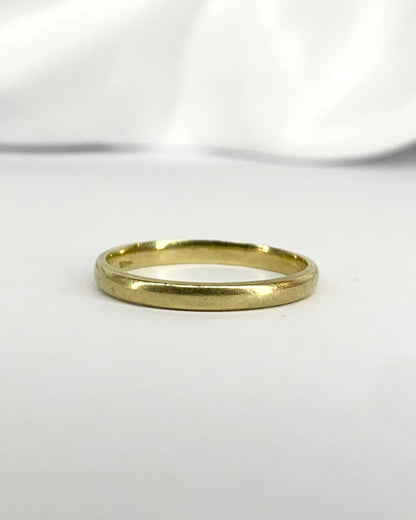 Alliance Or Jaune "Kamilla" - Elliade Paris