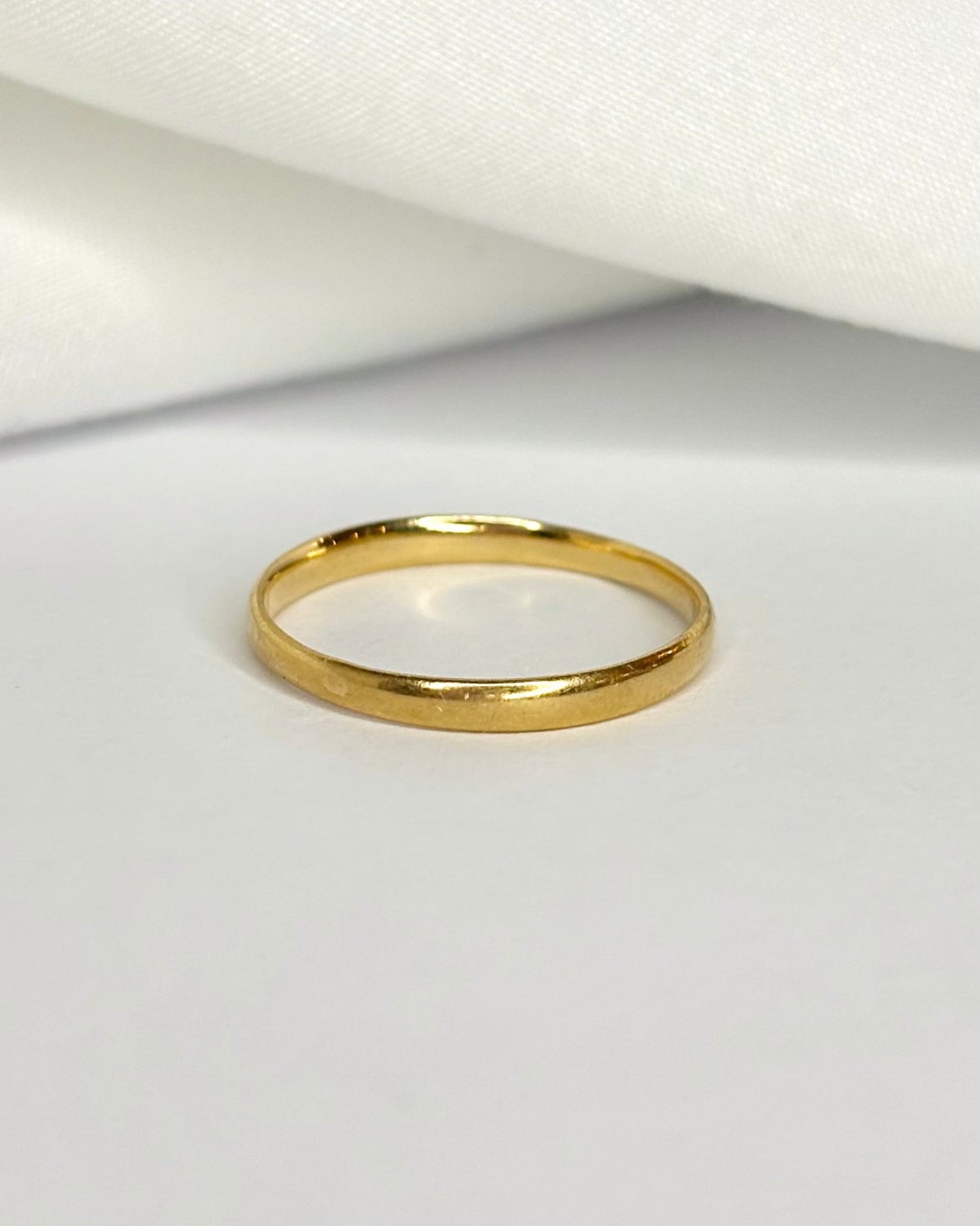 Alliance Or Jaune "Mireille" - Elliade Paris