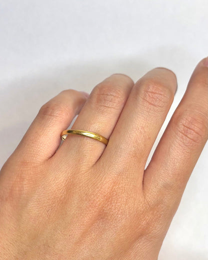 Alliance Or Jaune "Mireille" - Elliade Paris