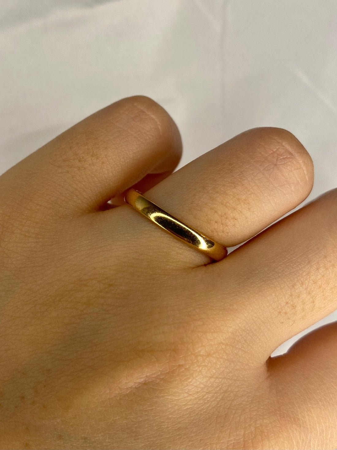 Alliance Or Jaune "Vanila" - Elliade Paris