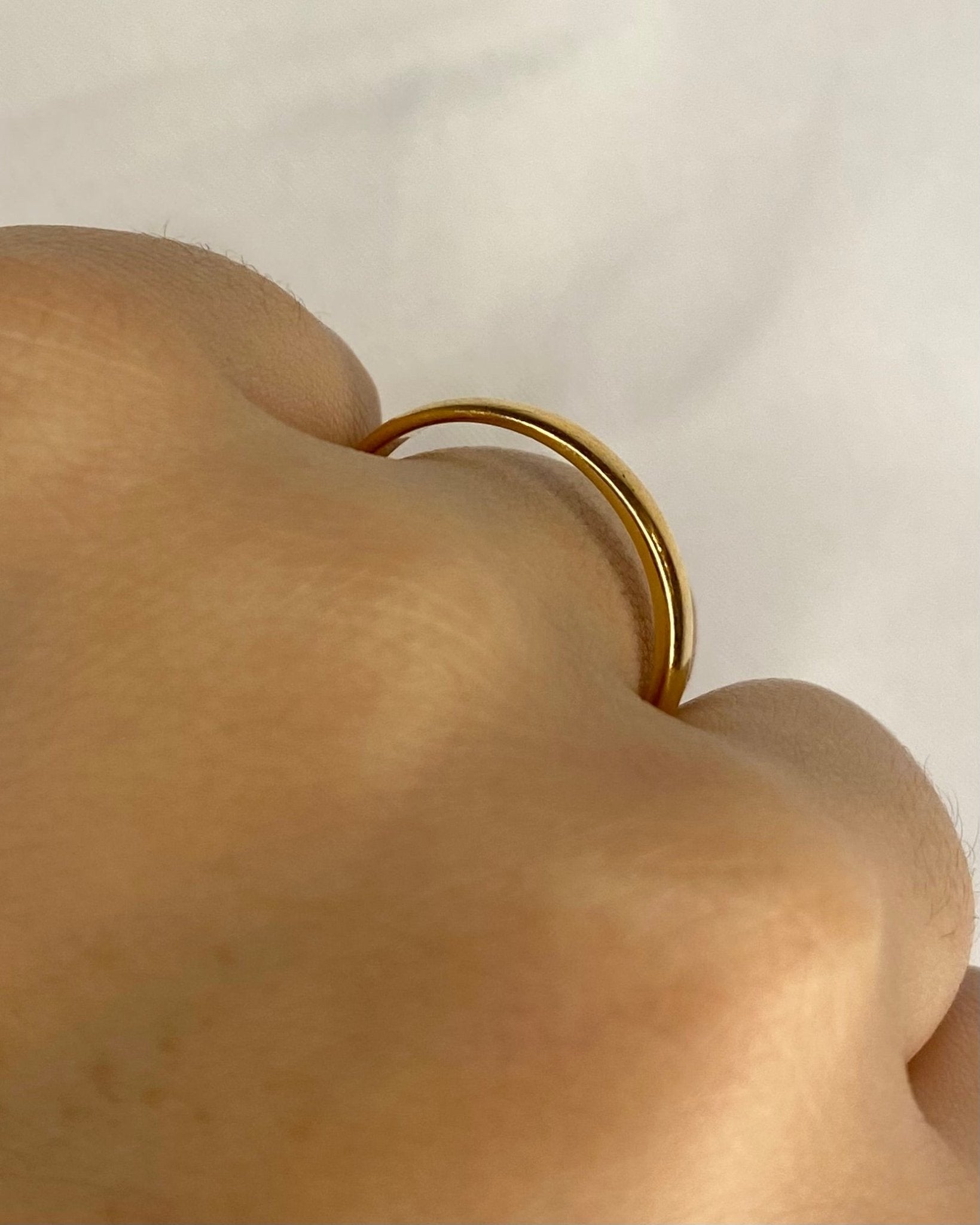 Alliance Or Jaune "Vanila" - Elliade Paris