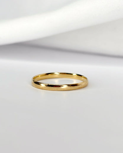 Alliance Or Jaune "Vanille" - Elliade Paris