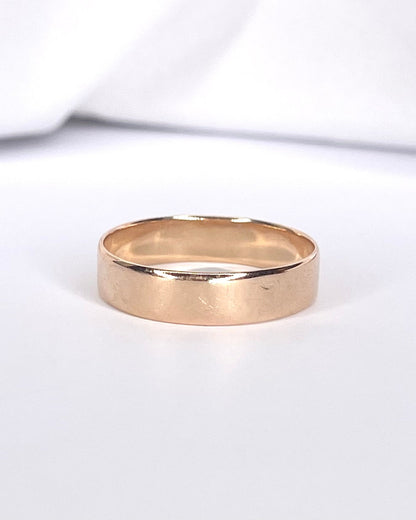 Alliance Or Rose 18 carats 4.8 mm "Liam" - Elliade Paris