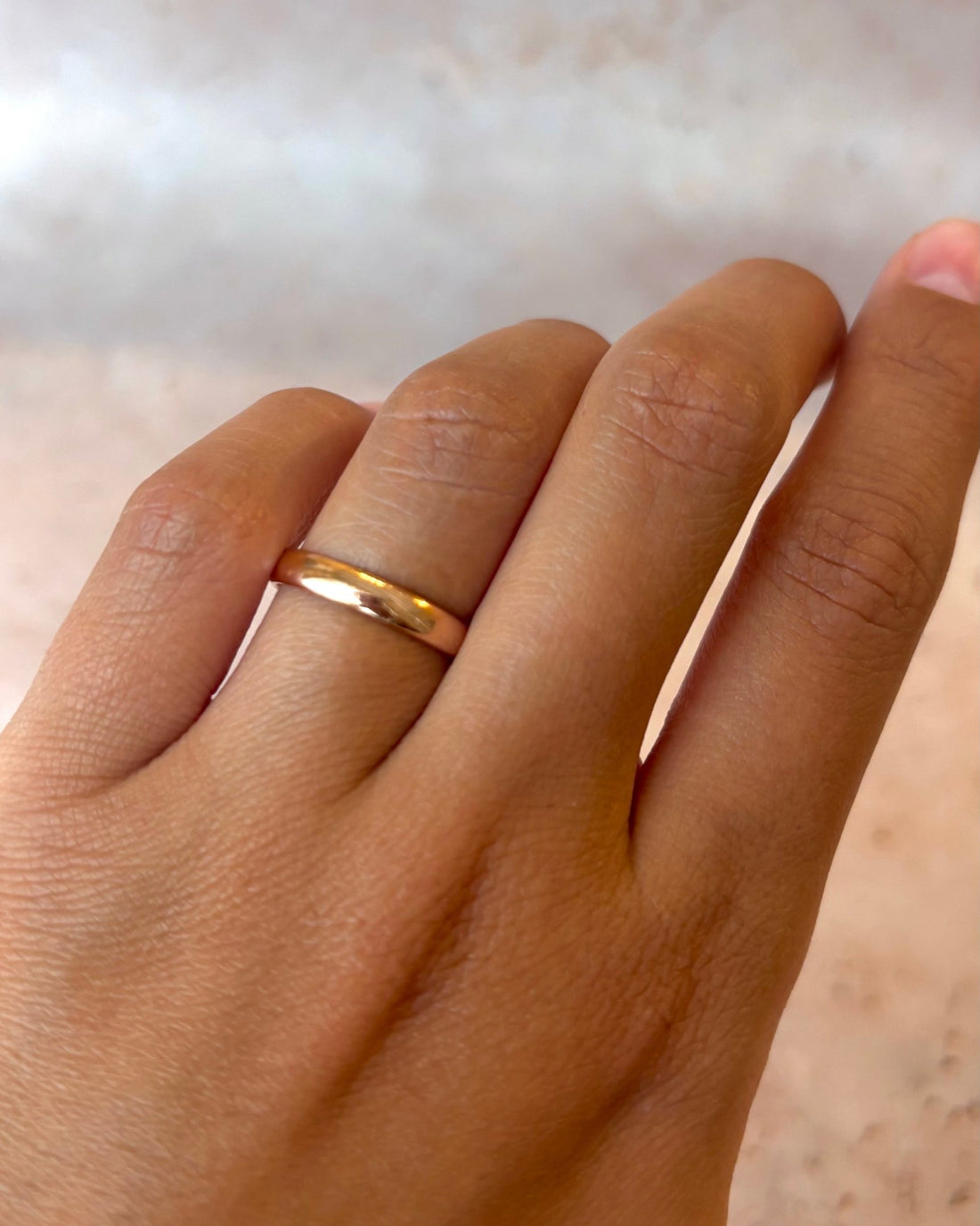Alliance Or Rose 18 carats "Servane" - Elliade Paris