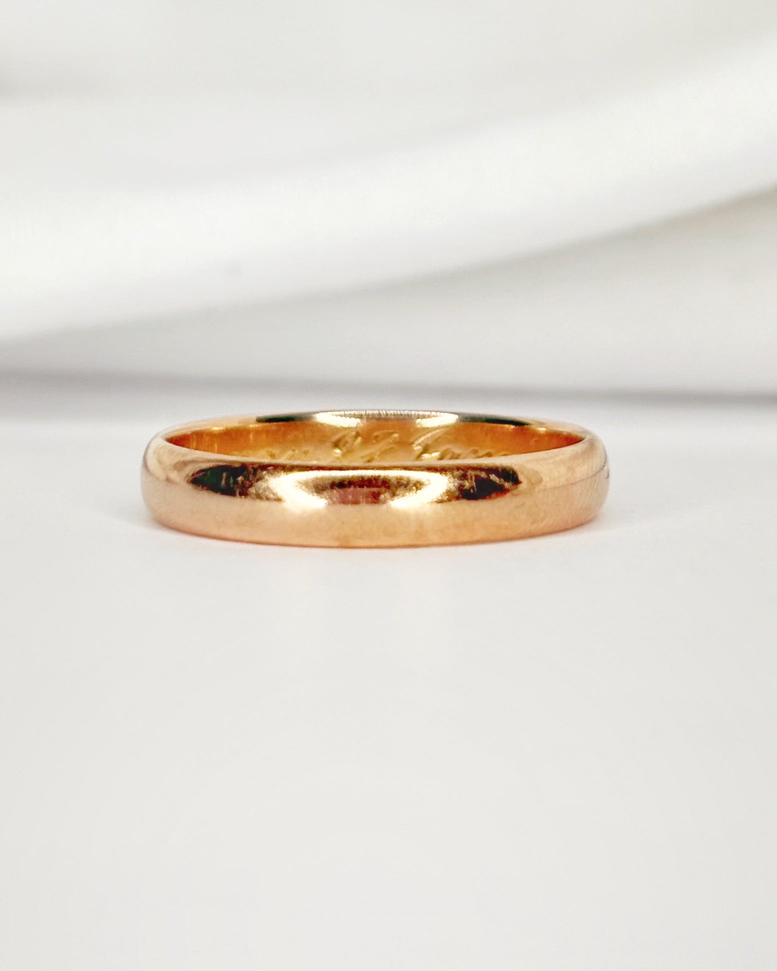 Alliance Or Rose 18 carats "Servane" - Elliade Paris