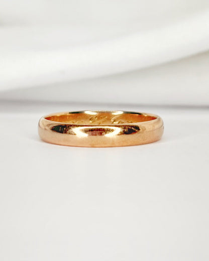 Alliance Or Rose 18 carats "Servane" - Elliade Paris