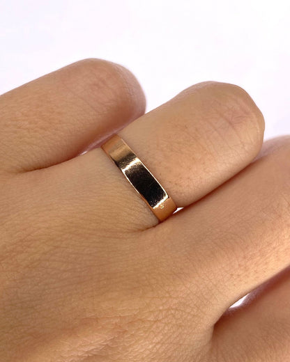 Alliance Or Rose "Claude" - Elliade Paris