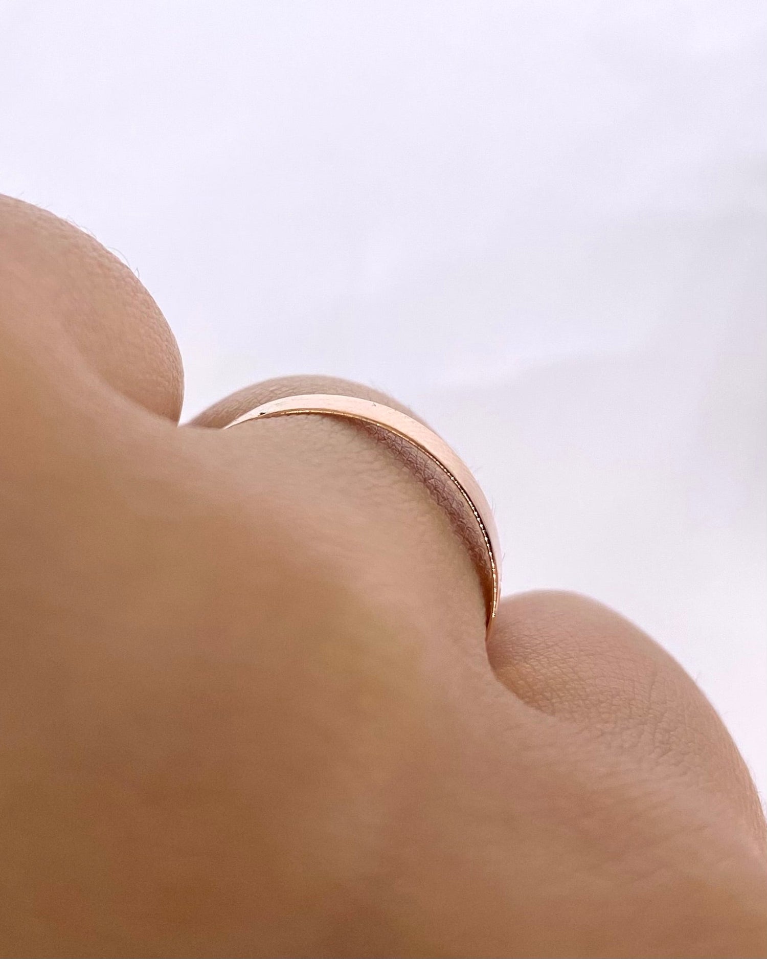 Alliance Or Rose "Claude" - Elliade Paris