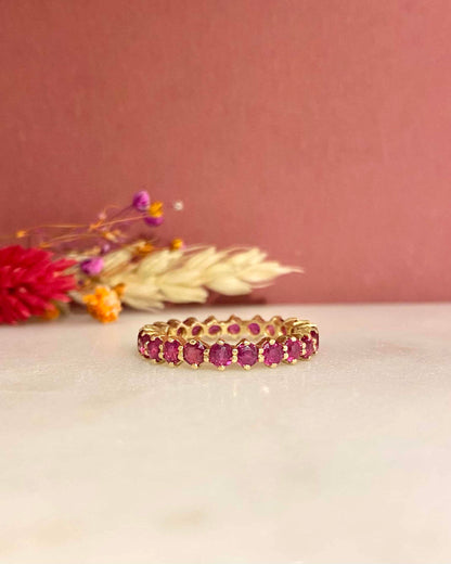 Alliance Américaine 22 Rubis 2.20 carats &quot;Bertille&quot; - Elliade Paris
