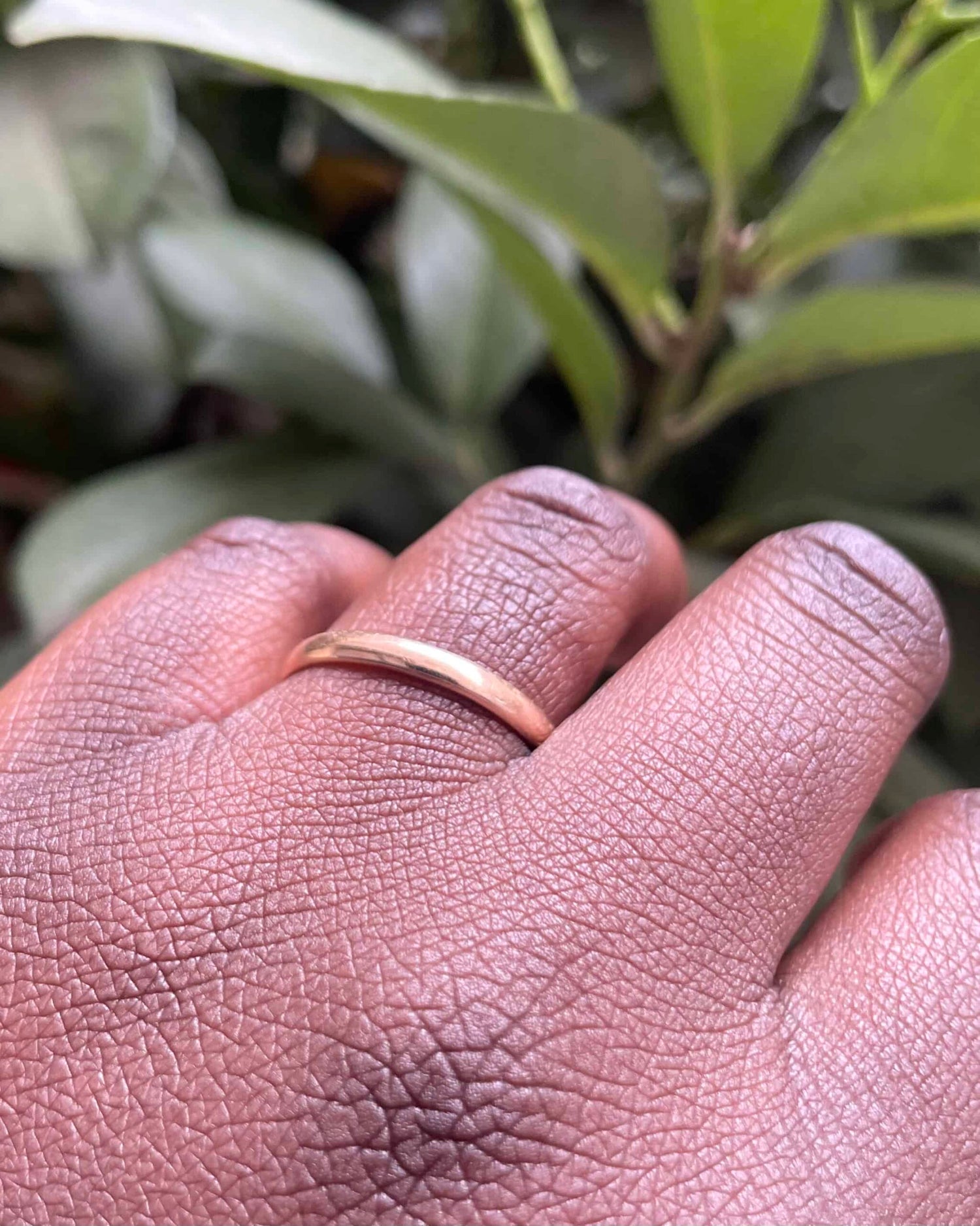 Vintage 18-carat Yellow Gold Wedding Ring "Merine"