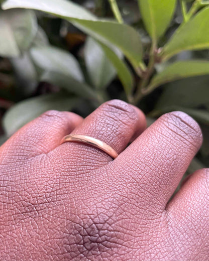 Vintage 18-carat Yellow Gold Wedding Ring "Merine"
