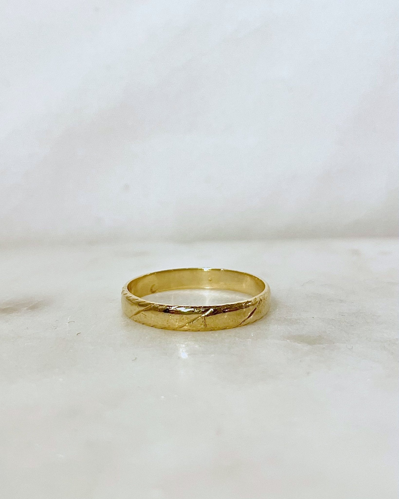 Alliance Vintage Or jaune 18 carats &quot;Joy&quot; - Elliade Paris