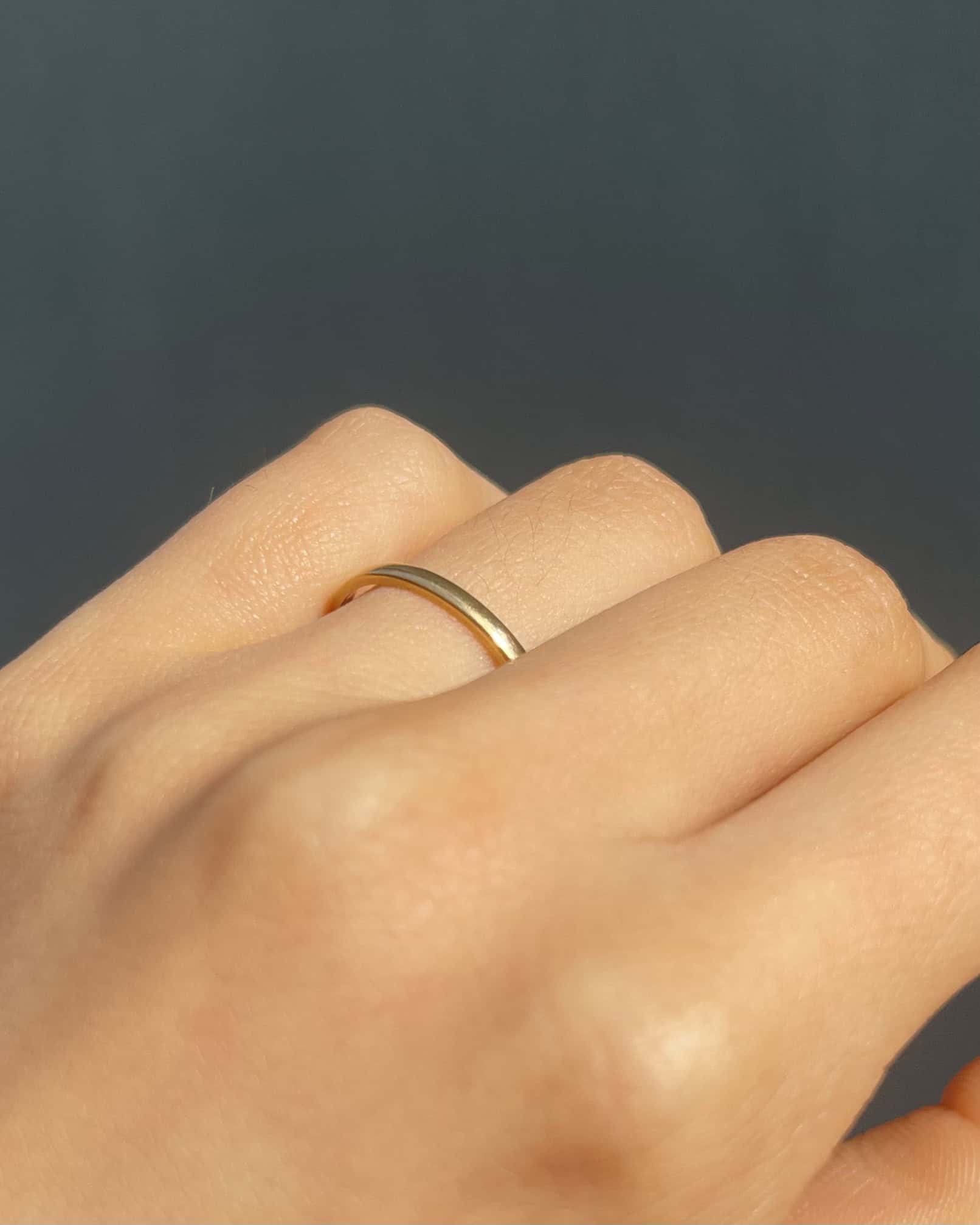 Alliance Vintage Or Jaune 18 carats "Monty" - Elliade Paris