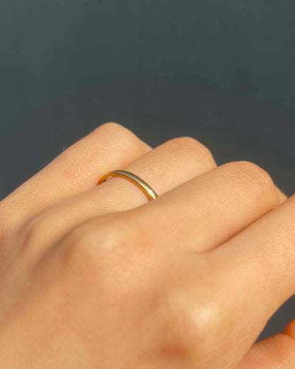 Alliance Vintage Or Jaune 18 carats &quot;Monty&quot; - Elliade Paris