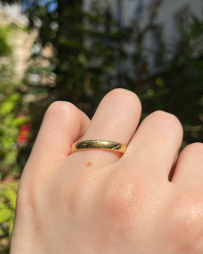Alliance Vintage Or jaune 18 carats &quot;Joy&quot;