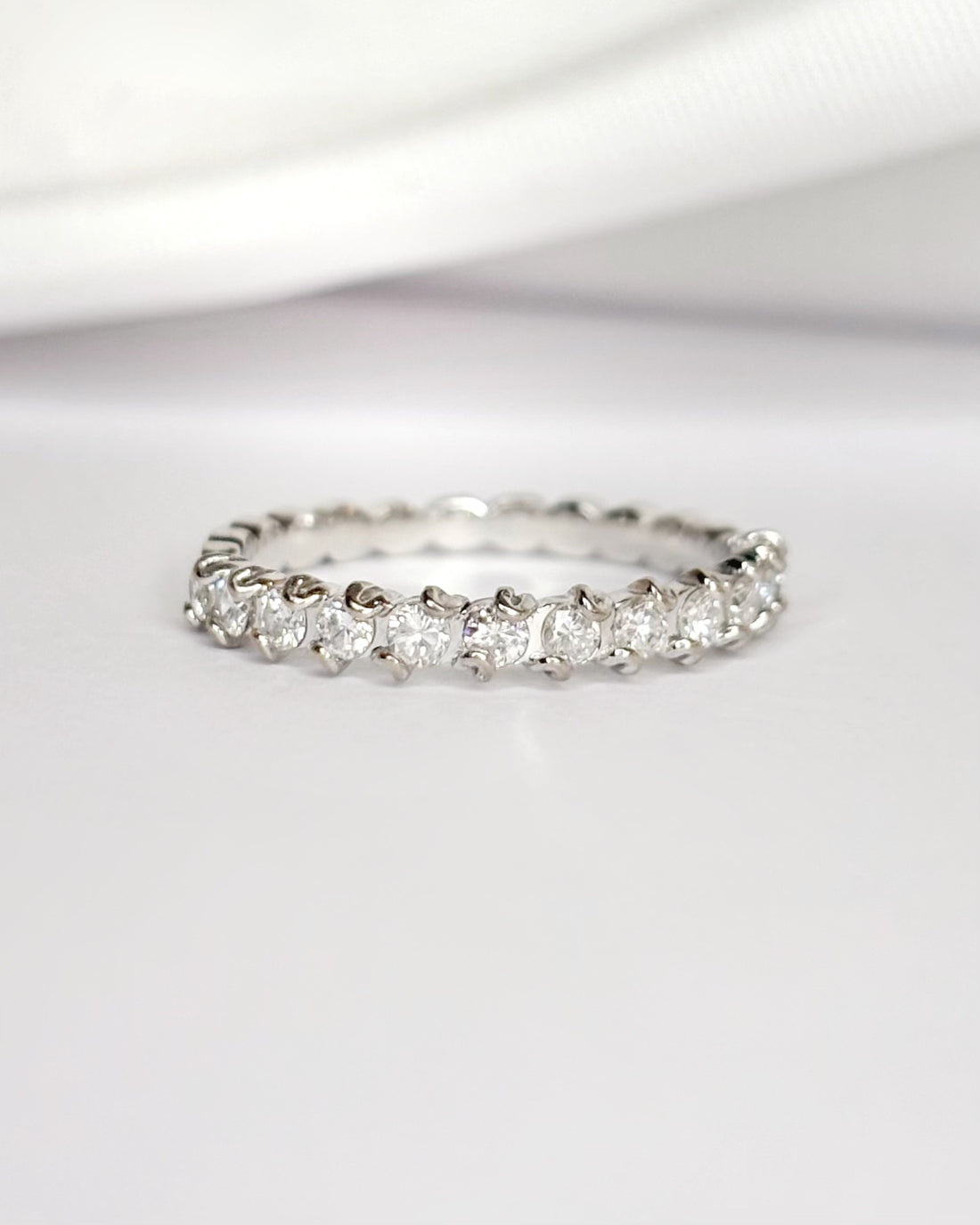 Demi-alliance Diamants 0.42 carat "Méline"