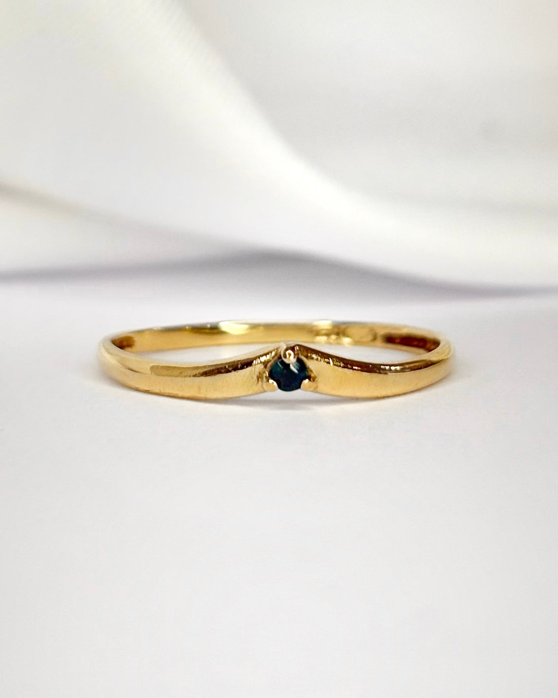 Bague Diadème Émeraude "Lou"