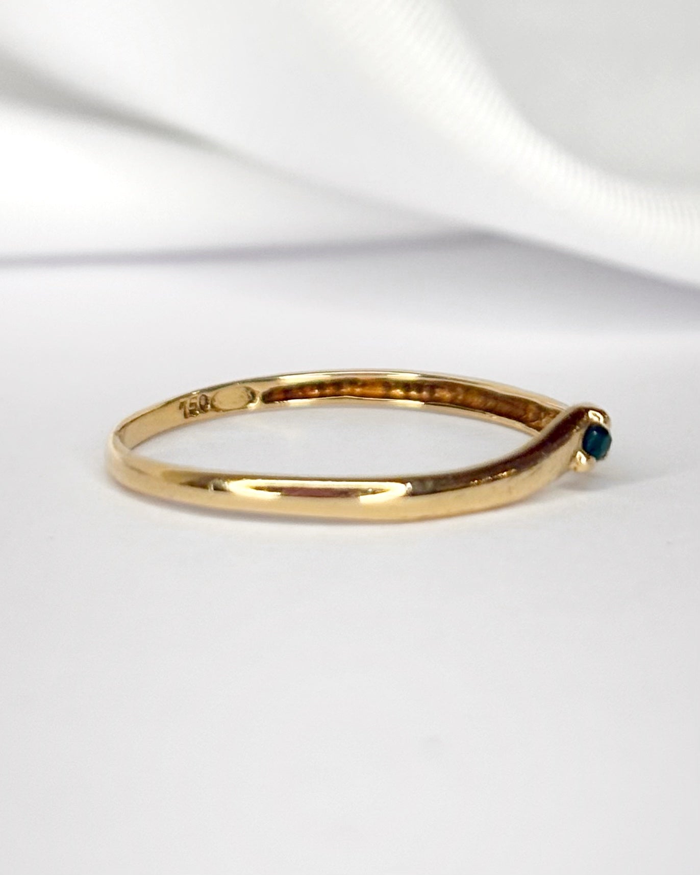 Bague Diadème Émeraude "Lou"
