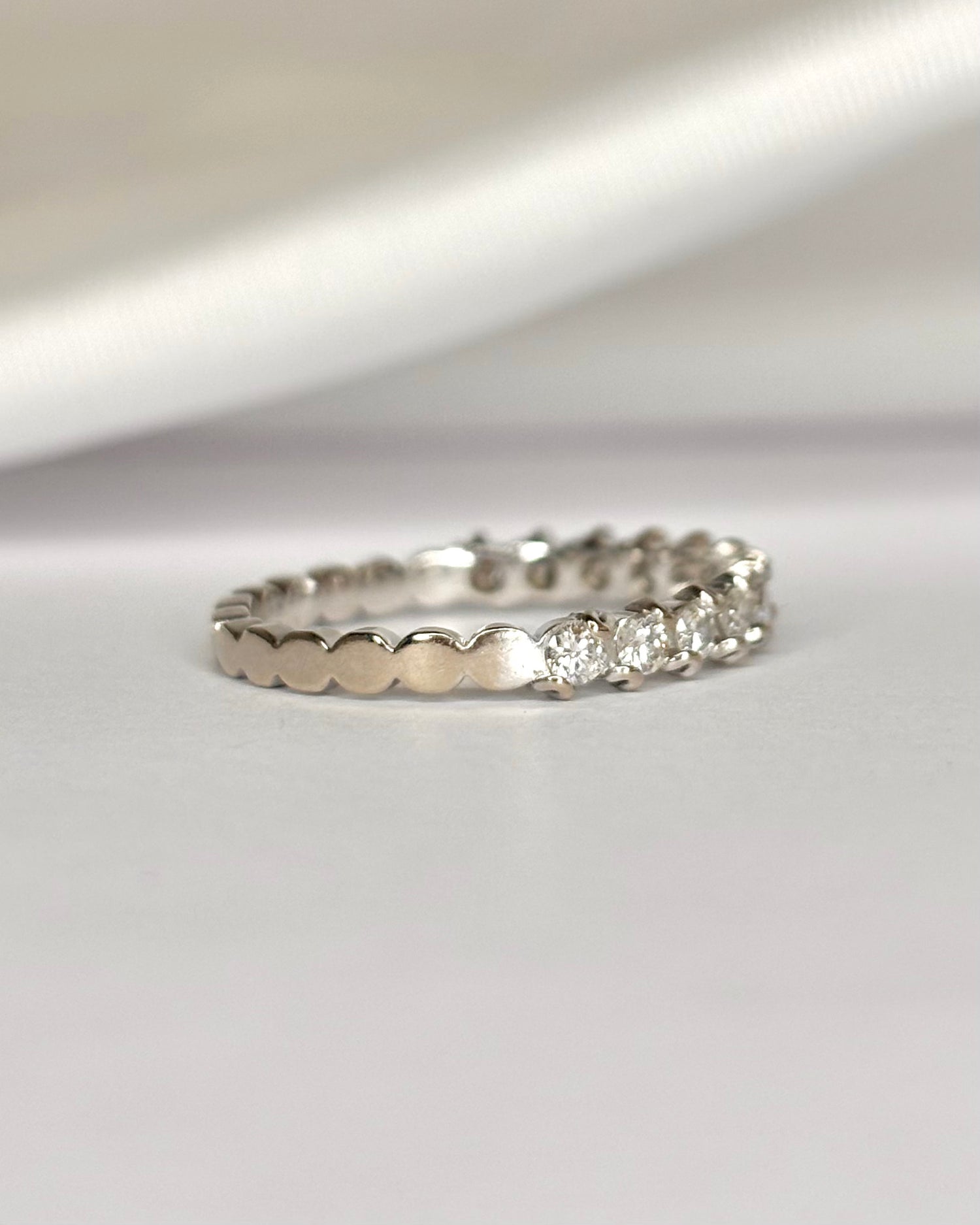 Demi-alliance Diamants 0.42 carat "Méline"