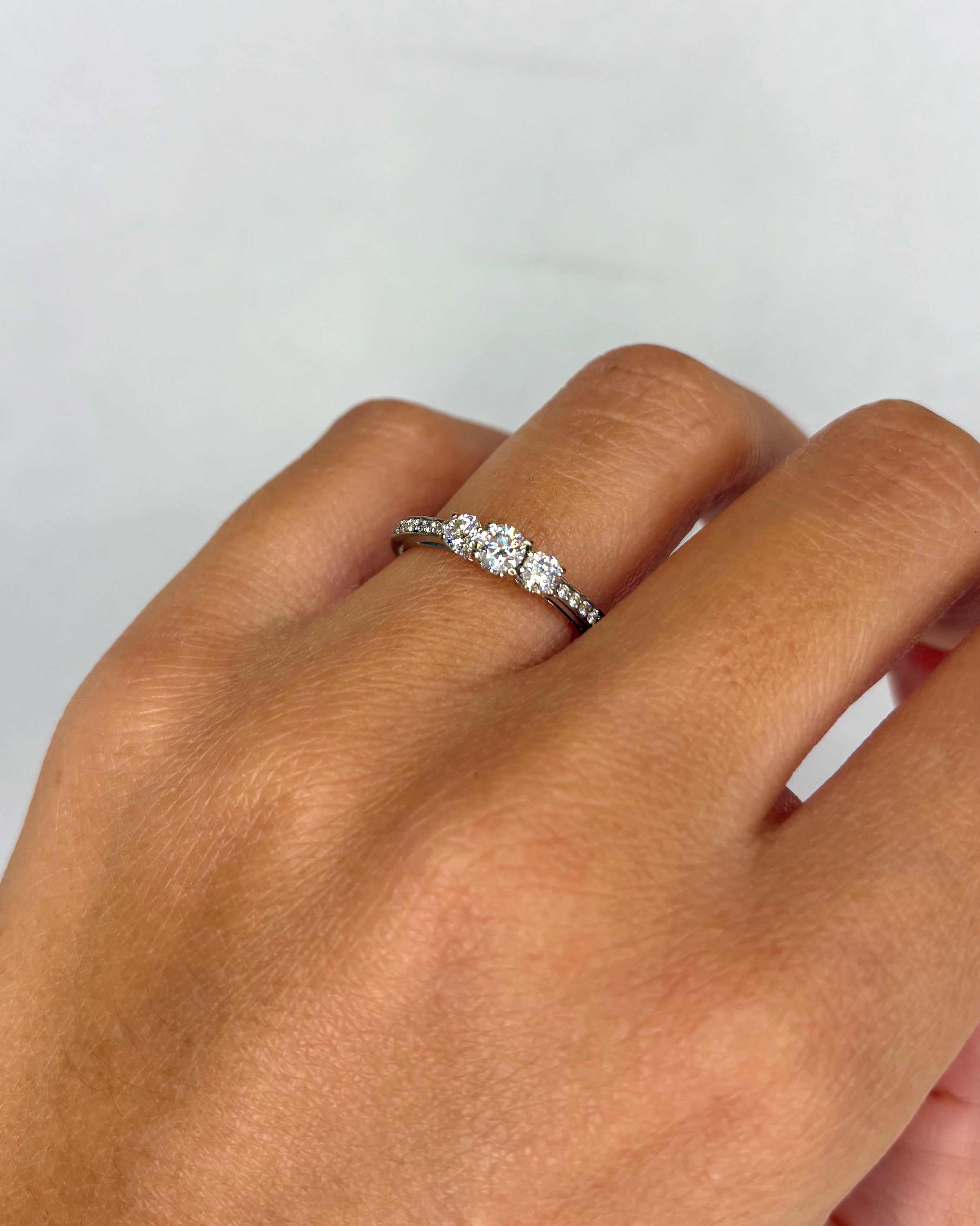 Bague Trilogie Diamants &quot;Inaya&quot;