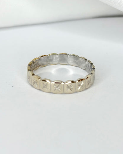 Alliance Or Gris 18 carats &quot;Domitille&quot;