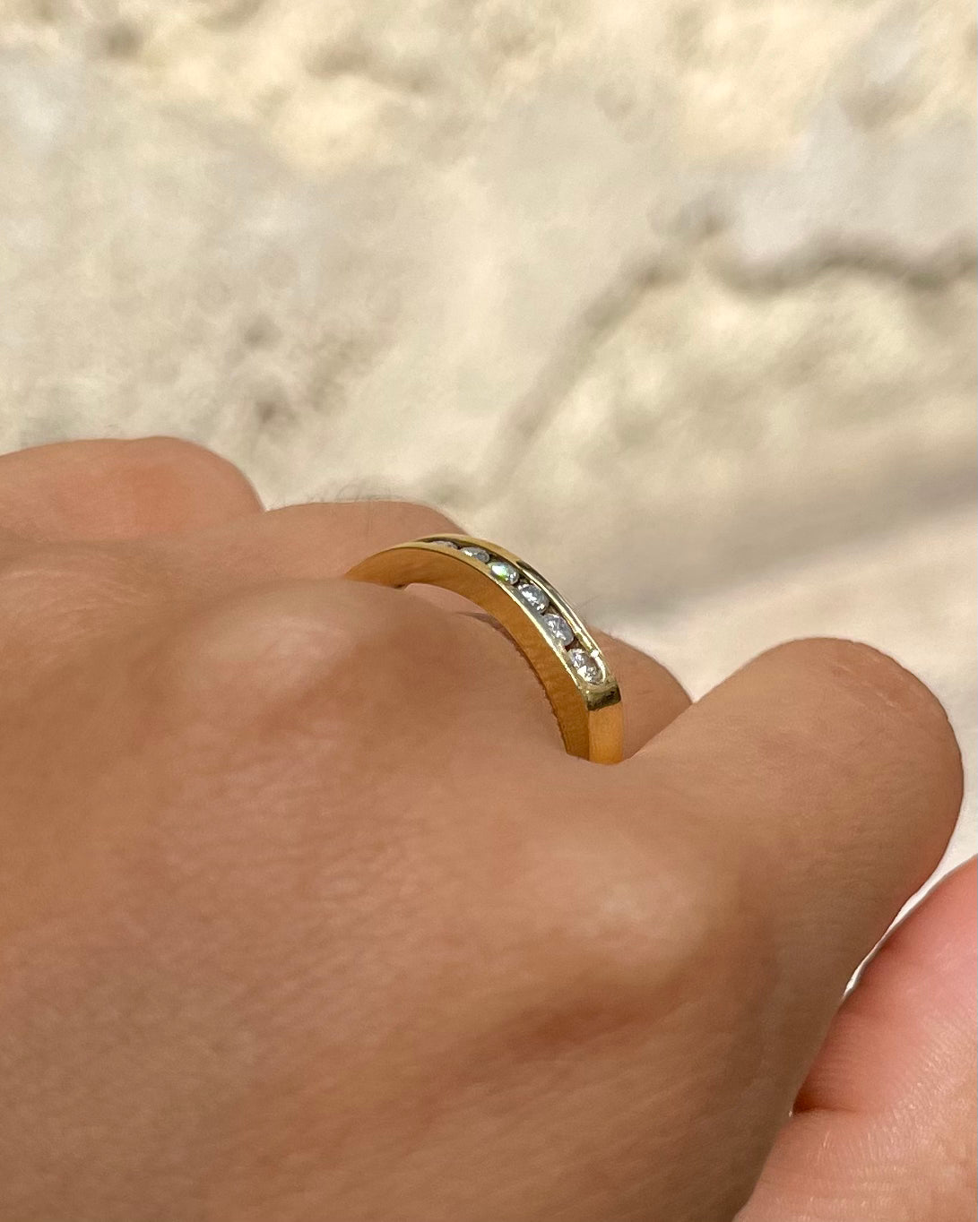 Demi-Alliance Diamants &quot;Téa&quot;