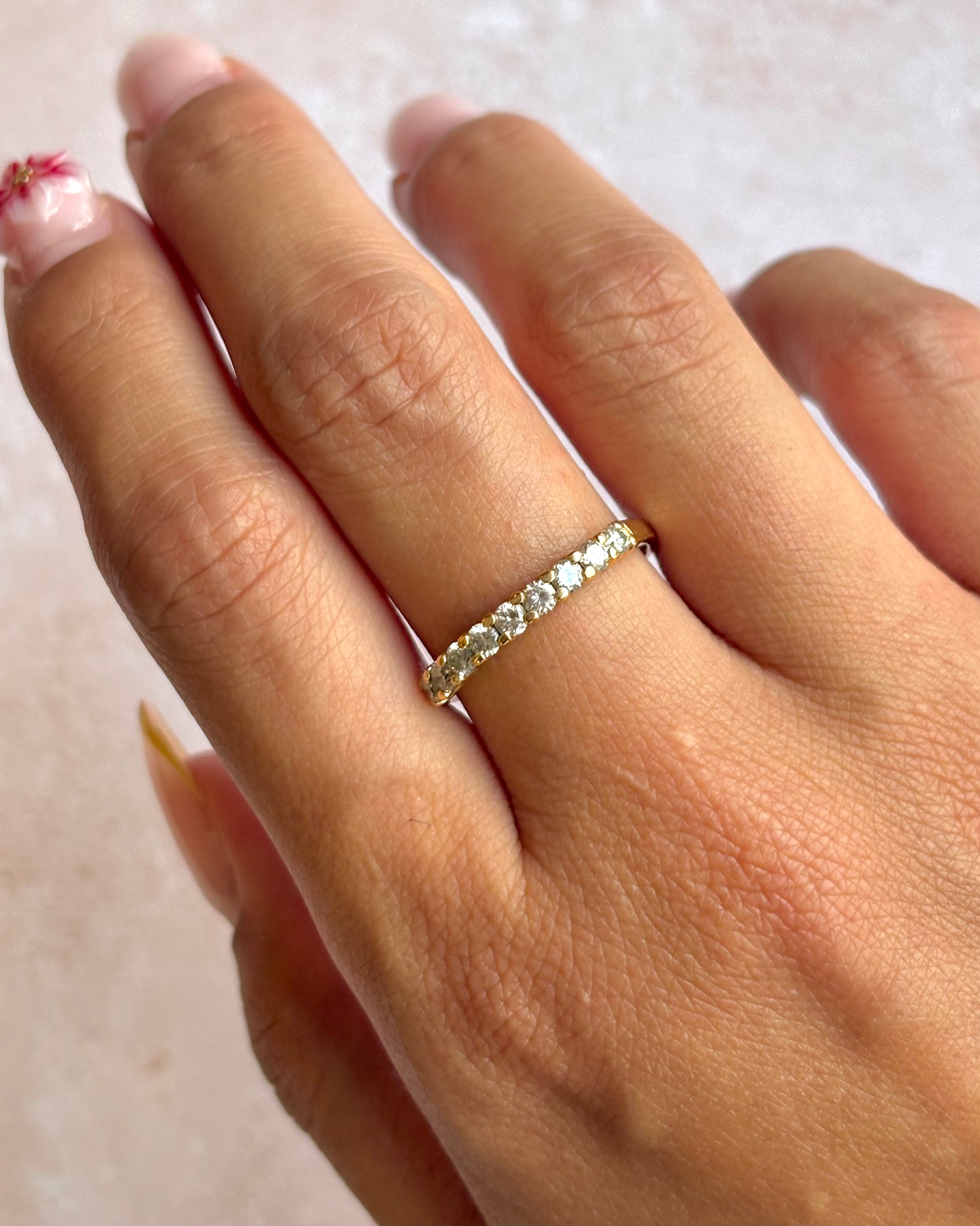 Demi-Alliance Diamants 0.54 carat "Fiona"
