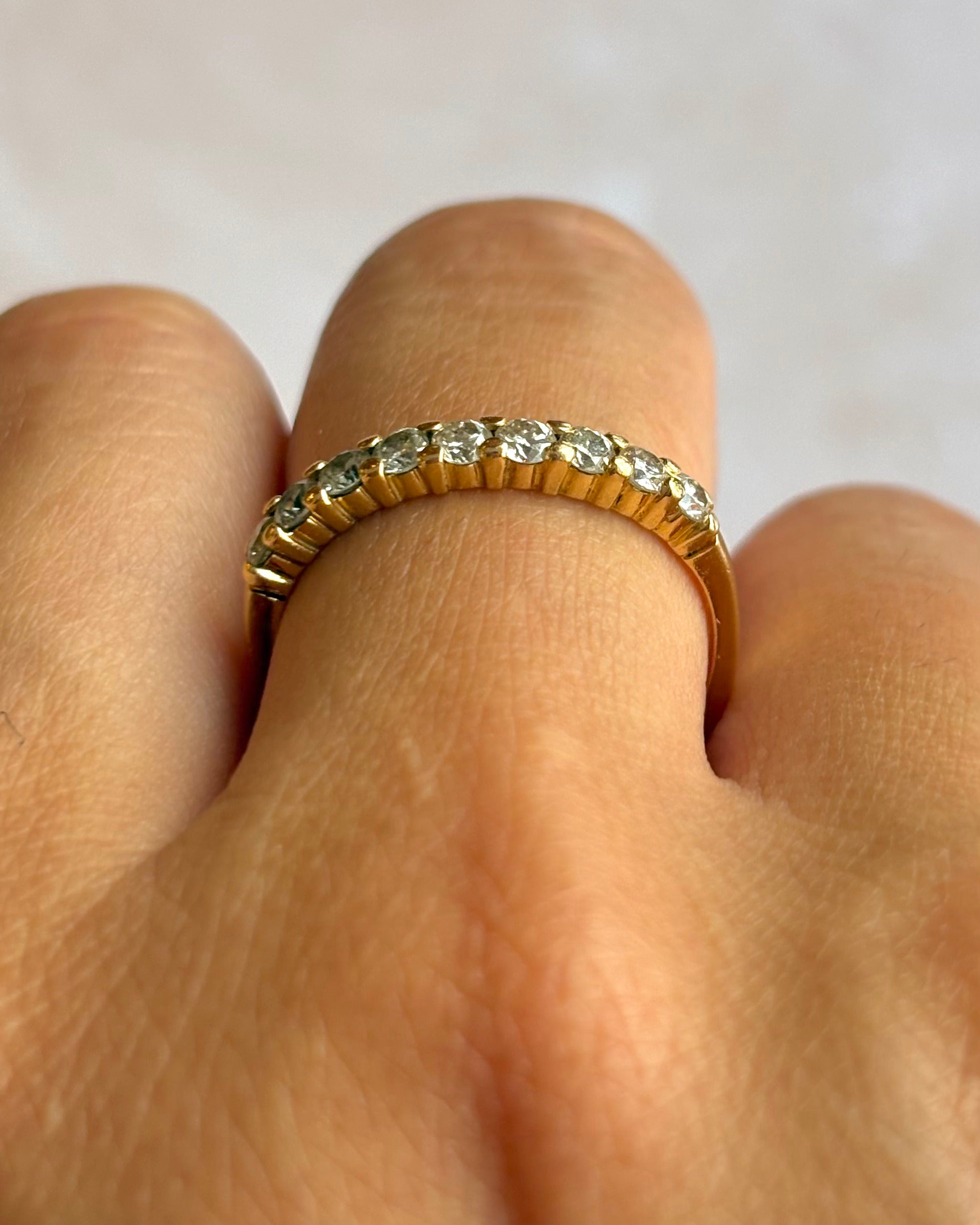 Demi-Alliance Diamants 0.54 carat "Fiona"