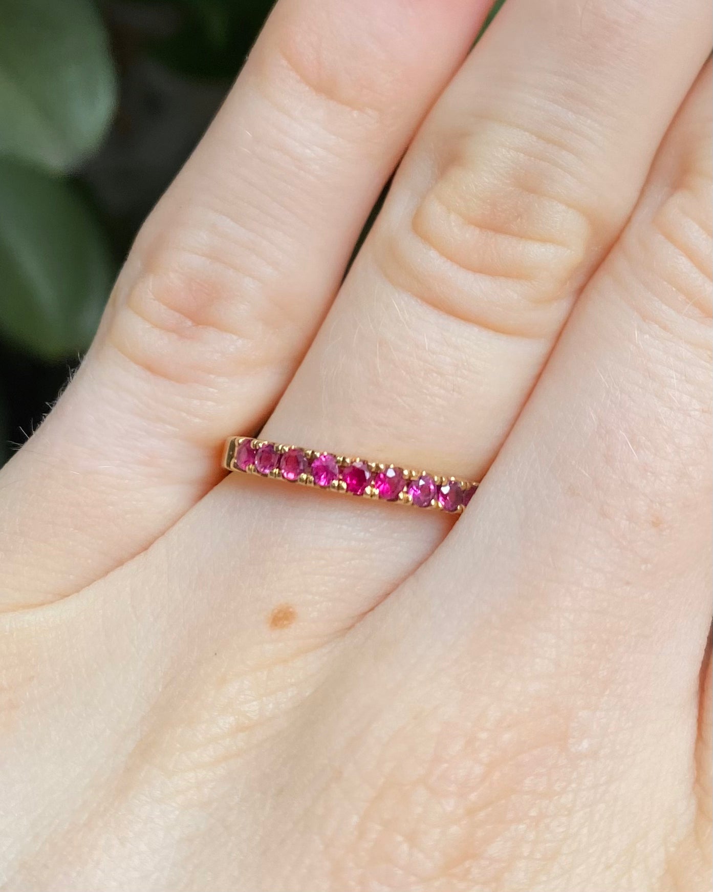 Demi Alliance Rubis 0.24 carat &quot;Rosie&quot;