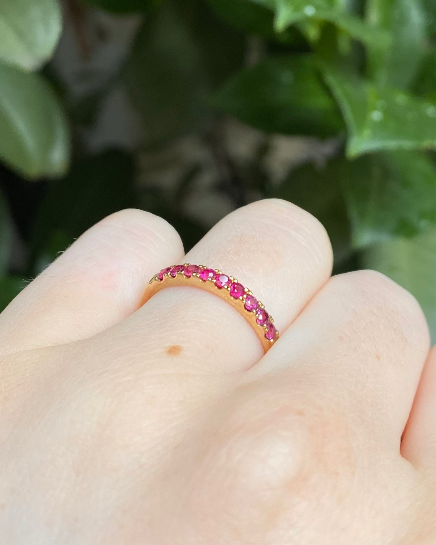Demi Alliance Rubis 0.24 carat &quot;Rosie&quot;