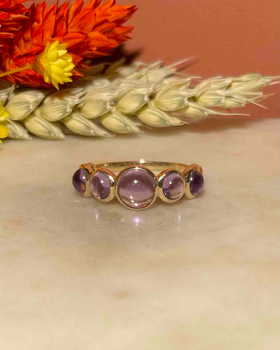 &quot;Sacha&quot; 1.60 carat Amethyst River Ring