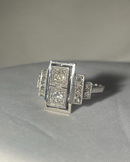 Bague Art-Déco Diamants &quot;Anaelle&quot;