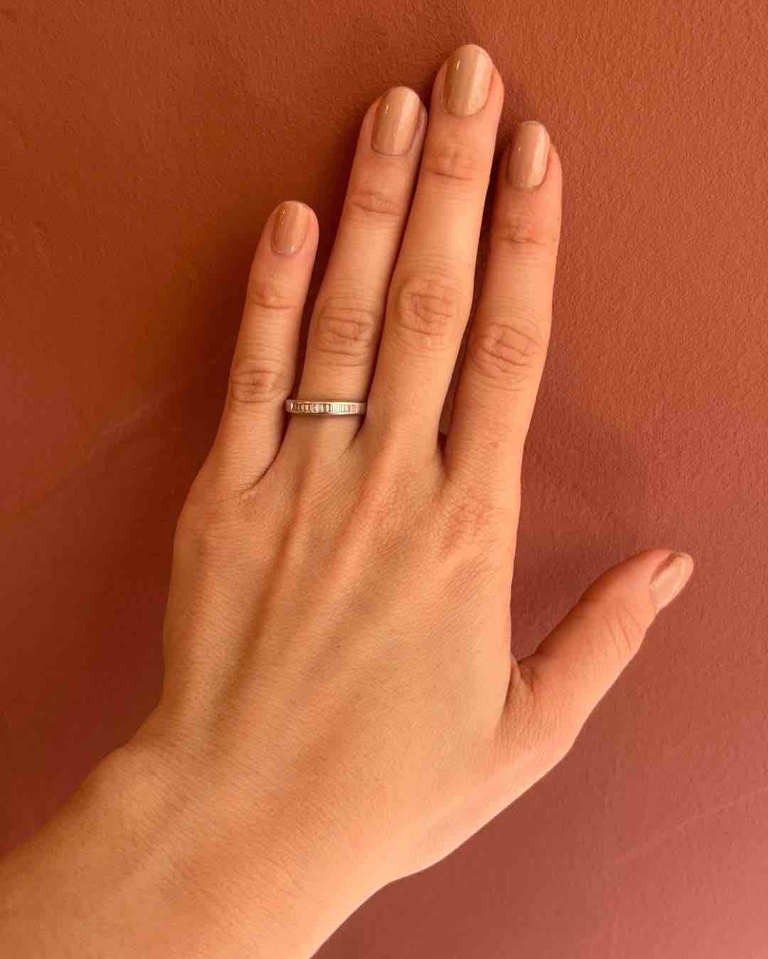 Demi Alliance vintage Diamants "Anna"
