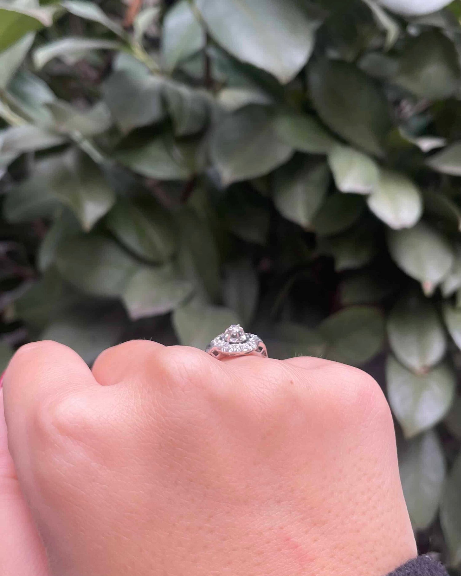 Bague Vintage Art-Déco 15 Diamants "Deborah"