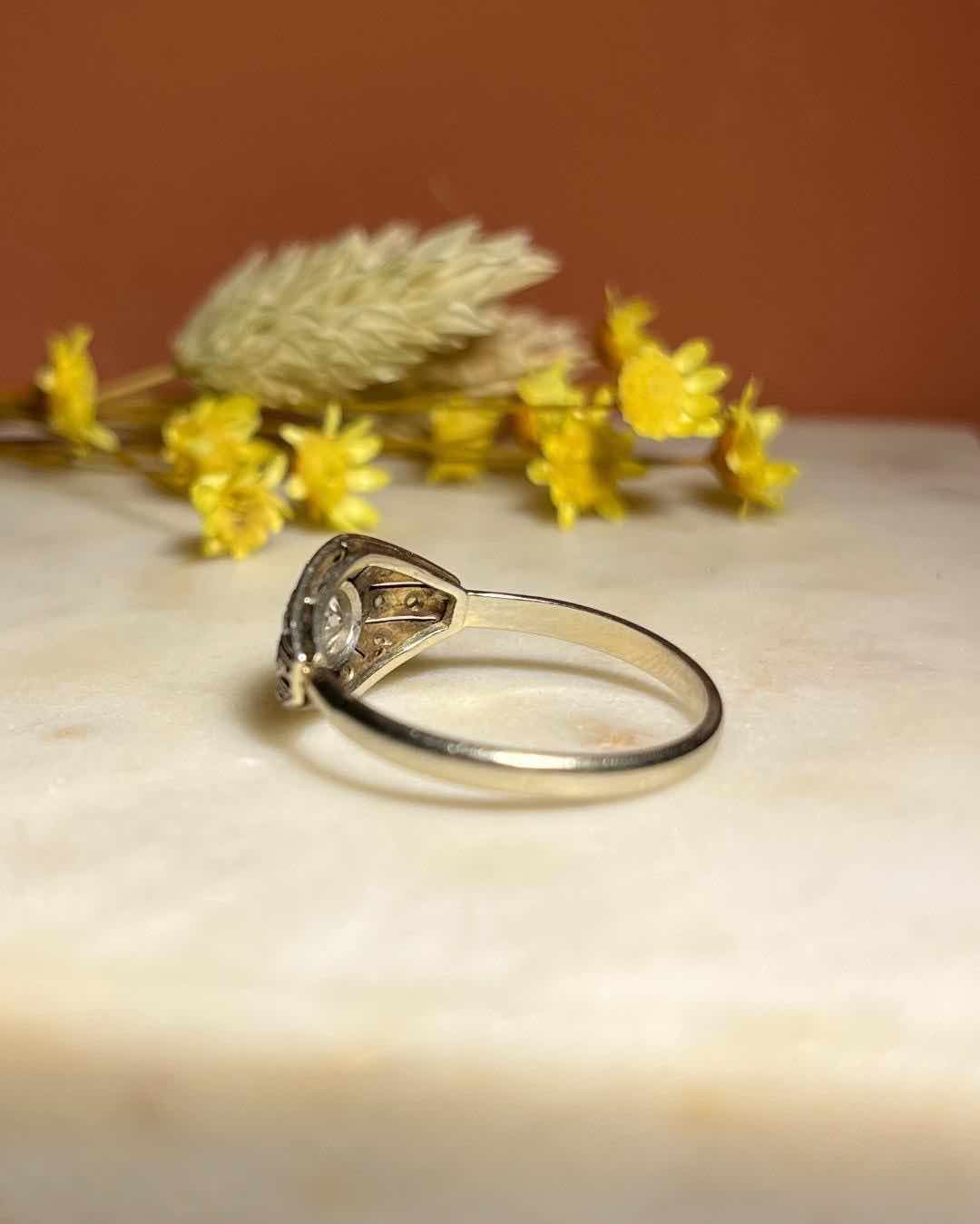 Bague Diamants Art-déco &quot;Tatiana&quot;