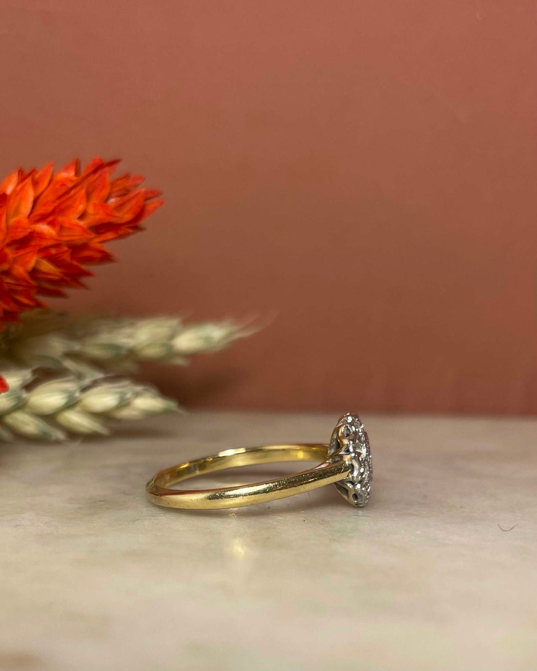 Bague Art-Déco Diamants &quot;Charlette&quot;