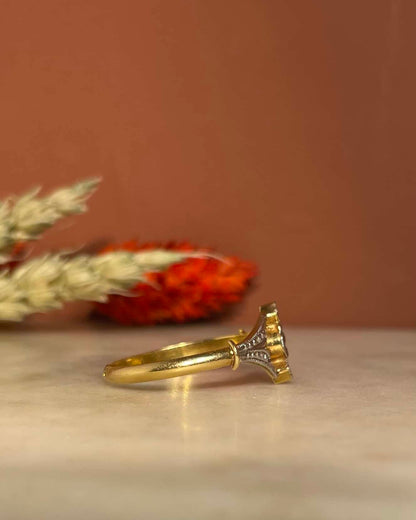 Bague Vintage Art Nouveau Diamant &quot;Aude&quot;