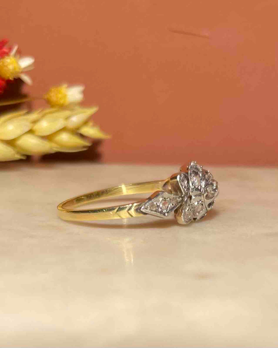 Bague Art-déco Diamants &quot;Brenda&quot;
