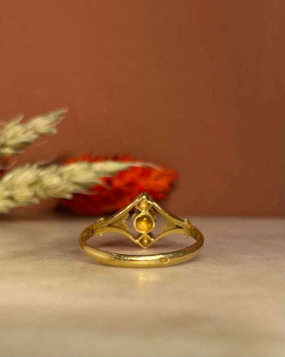 Bague Vintage Art Nouveau Diamant &quot;Aude&quot;